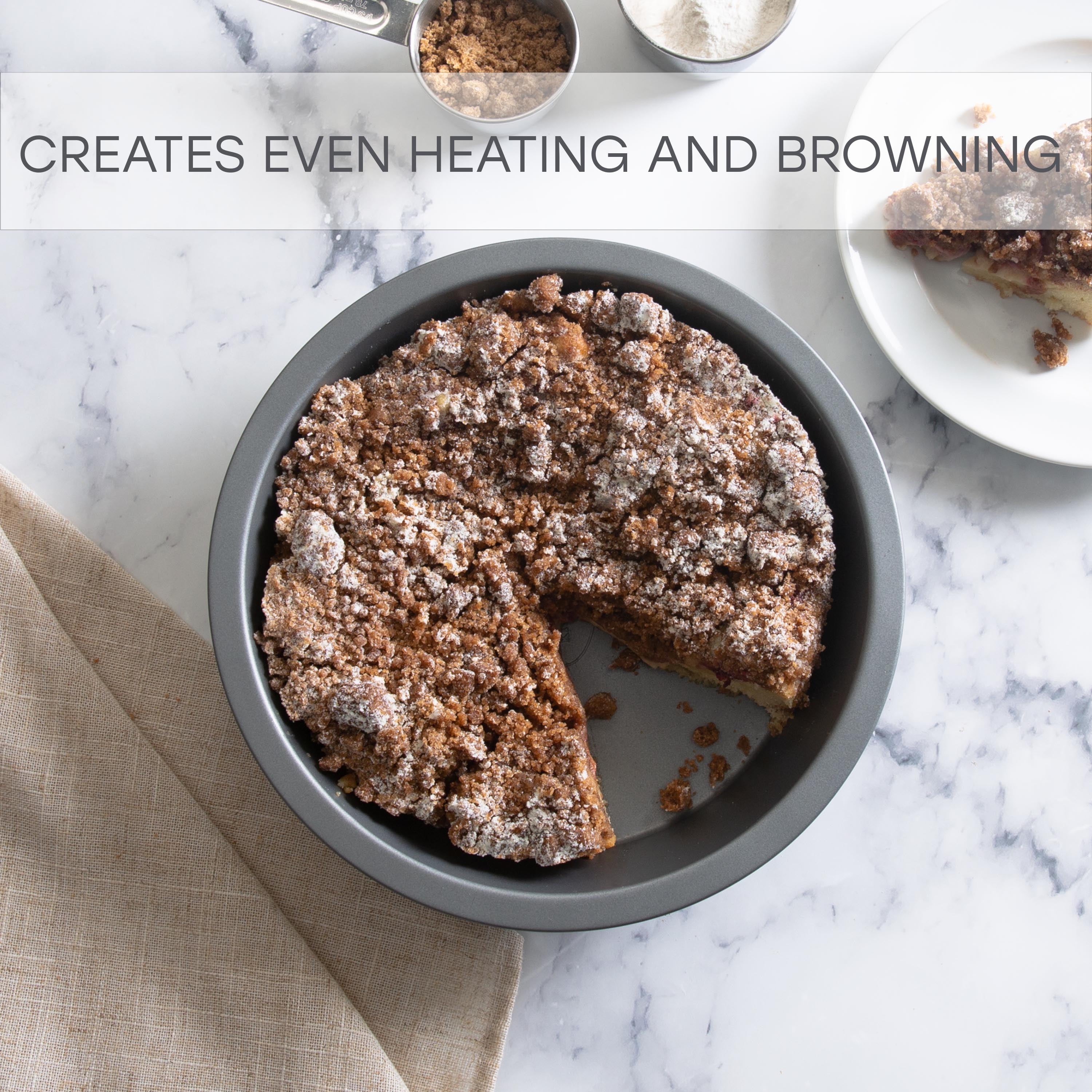 Kitchen Details 9.5 inch Round Carbon Steel Cake Pan