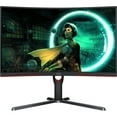 thumbnail image 2 of AOC CQ27G3S 27" Class WQHD Curved Screen Gaming LCD Monitor, 16:9, Black, Red, 2 of 8