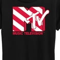thumbnail image 3 of MTV - Candy Cane - Women's Short Sleeve Graphic T-Shirt, 3 of 5
