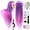 Dark Purple, variant on Training Head, TopDirect 29" Colorful Hair Mannequin Manikin Head Cosmetology Doll Head Practice Styling Hairdressing Training Braiding Heads with Clamp Holder and Tool Set