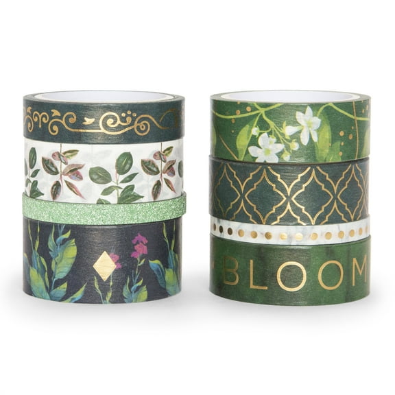 12 Packs: 8 ct. (96 total) Paradise Palette Crafting Washi Tape Tube by Recollections