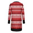 thumbnail image 3 of FOCUSNORM Femmes Juniors Cardigan de Noël à Manches Longues Vêtements de Fête Dessin Animé, 3 of 6