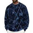 thumbnail image 2 of IAJDKMEK Men's Loose Camo Corduroy Sweatshirt - Crewneck Long Sleeve Pullover Top for Men, Casual Print Sweatshirt for Everyday Comfort, 2 of 5