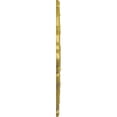 thumbnail image 4 of 67 1/8"W x 48 5/8"H x 1 7/8"P Piedmont Ceiling Medallion (Fits Canopies up to 6 1/2"), Hand-Painted Rich Gold, 4 of 5