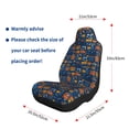 thumbnail image 4 of Naloa Funny Steam Train Car Seat Covers 2PCs Front Car Seat Covers Universal fit for Most Cars SUVs and Trucks - 1, 4 of 5