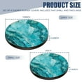 thumbnail image 2 of Burner Covers for Electric Stove Set of 4 for Range Accessories, Abstract Turquoise Marble Fluid Gas Stove Top Covers for Expanding Counter Space Stovetop Decor, 2 of 2