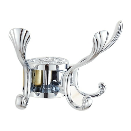 

3 Hook for Swivel Adjustable Luxury Carving Wall Mount Bathroom Bedroom Clothes Bag Hanger B