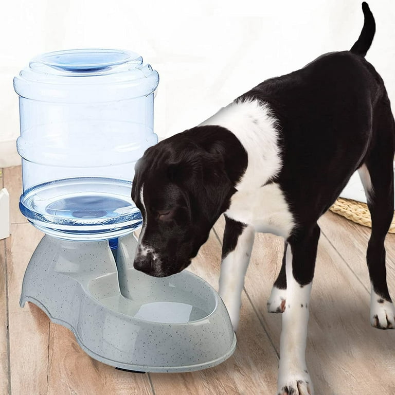 Self Dispensing Pet Waterer Automatic Gravity Dog Cat Waterer - Pet Water  Dispenser Dogs Cats Dog Water Bowl Water Dish Automatic Water Bowl for Pets  