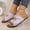 Purple, variant on HTHLVMD Slip‑On Summer Footwear, Non‑Slip Beach Slippers, Unisex Cork Footbed Slide Sandal, Arch Support Summer Outdoor Sandals With Adjustable Buckle for Women and Men, Purple 7
