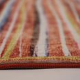 thumbnail image 6 of Area Rugs for Bedroom Entryway, 2x6 Boho Colorful Stripes Vintage Carpet Soft Faux Wool Bedside Rug, Indoor Floor Rug for Kids Girls Boys Home Decor Aesthetic, Dorm Nursery Farmhouse Multicolor, 6 of 9