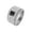 Silver Black, variant on Men's Stainless Steel Dainty Small Square Black Zirconia Rings Thumb Pinky Wedding Band Silver Size 7