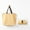 Yellow #3, variant on Foldable Shopping Tote Bag for Groceries and Daily Essentials | Collapsible Reusable Cloth Carryall for Shopping, Travel, and Errands | Lightweight Portable Handbag for Home, Market, and Outdoor Use