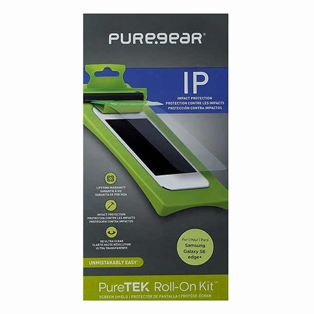 PureGear PureTek Roll On Screen Protector Kit pour Samsung Galaxy S6 Edge+ (Plus)