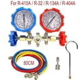 thumbnail image 3 of For R410a R32 R404a R134a Refrigerant Manifold Gauge Air Condition Refrigeration Set Air Conditioning Tools With Hose And Hook, 3 of 4