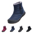 thumbnail image 4 of NOKIO Men'S Snowshoeing Fleece-Lined Boots Men'S Snow Walking Anti-Skid Shoes Men'S Fleece-Lined Snowfield High-Top Boots Warm And Snow Boots Fashion In Cold Men'S Cold-Resistant Snow Boots, 4 of 4