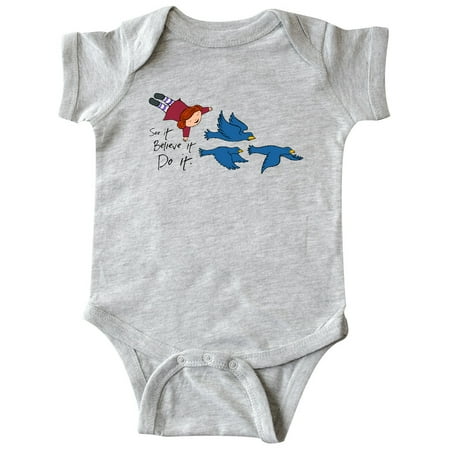 

Inktastic Cordelia with Birds: See it Believe it Do it. Gift Baby Boy or Baby Girl Bodysuit