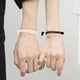 thumbnail image 5 of 2 uds. Pulseras magnéticas para parejas con colgantes de corazón de amor, pulsera de relación, regalos para parejas, pulseras para parejas a juego, 5 of 8