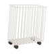 thumbnail image 4 of Cesto de ropa con ruedas, cesto de ropa transpirable de acero al carbono de alta resistencia, cesta de ropa sucia con ruedas para cuarto de lavandería, blanco, 4 of 9