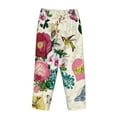 thumbnail image 5 of Bingfone Pajamas For Women,Bird Butterfly Rose Pajama Pants With Pockets-X-Large, 5 of 9
