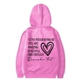 thumbnail image 5 of Zylarhe Boys Sweatshirts Girl Hoodie Long Sleeve Soft Sweatshirt Graphic Hoody Kids Cute Pullovers Top Clothes for Girls with Cozy Feel Pink 9-10 Years, 5 of 5