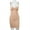 Beige, variant on Slimming Full Length Shapewear Slips Nude Straight Tube Dress Body Shaper Women Skinny Under Dresses Underwire Cup Black