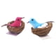 thumbnail image 5 of 1/12 decoración de casa de pájaros modelo de nido de pájaro para accesorios de jardín de hadas Color mezcdo Zulema Nido de aves en miniatura, 5 of 8