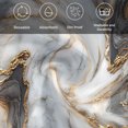 thumbnail image 6 of Marble White Gold Cloth Napkins, Abstract Modern Geometric Printed Washable and Reusable Dinner Napkins Set of 4, Table Napkin for Kitchen Party Birthday Wedding Hotel Housewarming 20"x20", 6 of 9