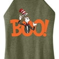 thumbnail image 3 of Dr. Seuss - Boo Cat - Juniors High Neck Tank Top, 3 of 6