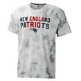 thumbnail image 2 of Men's MSX by Michael Strahan Gray New England Patriots Resolution Tie-Dye Raglan T-Shirt, 2 of 3