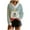 #174-Multicolor, variant on Neewe Christmas Women's Casual V-Neck Christmas Long Sleeves Side Split Loose Fit Fuzzy Knit Pullover Sweater Tops