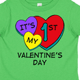 thumbnail image 4 of Inktastic 1st Valentine's Day Hearts Boys or Girls Toddler T-Shirt, 4 of 5
