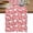 Pink, variant on Tropical Plants Table Runner, Summer Farmhouse Vintage Camels Red Washable Cotton Linen Table Runners 48 Inches Long, Dresser Scarf Runner for Nightstand/Coffee/End Tables 13''x48''