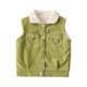 thumbnail image 1 of Niño Abrigo De Invierno Chaleco Niños Prendas De Abrigo Chaquetas Chaleco Bebé Ropa Interior De Otoño Chaleco De Pana Botón De Solapa Chaleco De Punto Verde Odeerbi LM103-2803, 1 of 5