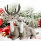 thumbnail image 5 of 2 piezas de adornos de animales de simulación, estatua artística, decoración, artesanías decorativas para gris, 5 of 9