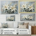 thumbnail image 4 of Designart "Serenade Of Dreamy Lilies V" Lilies Floater Framed Canvas Art Print, 4 of 5