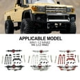 thumbnail image 2 of ZheElen Durable Front Rear Portal Axle DIY Kit For 1/12 MN MN78 Crawler RC Upgrade Part Silver, 2 of 6