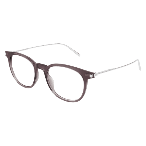 Sunglasses Saint Laurent SL 579 - 004 Brown / Transparent Silver