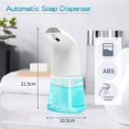 thumbnail image 1 of Dispensador automático de jabón de espuma, dispensador de jabón líquido, utiliza baterías o conector USB, 250ml, con sensor infrarrojo, para la oficina escolar de baño de cocina Feliz Sencillez, 1 of 3