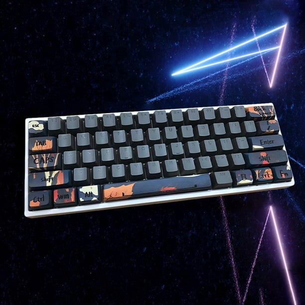 Teclado con cable Teclado de 61 teclas Teclado mecánico Gamer para ESports Gaming Office