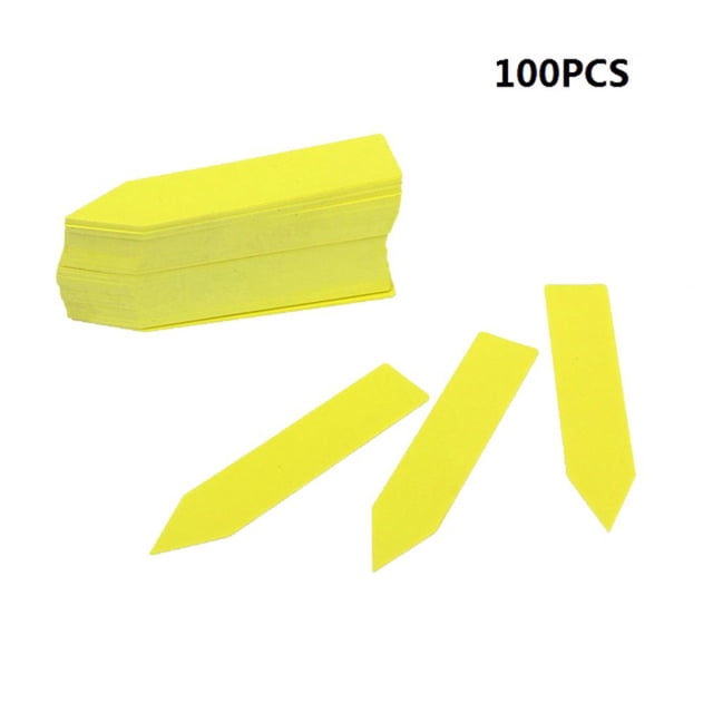 PIX-LINK 100Pcs 4 "etiquetas de plantas de plástico etiquetas de plantas impermeables para plántulas, etiquetas de jardinería de verduras PIX-LINK Plantación y cuidado de plantas