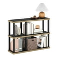 thumbnail image 4 of Furinno Turn-N-Tube No Tools 3-Tier Decorative Display Shelf in Americano/Black, 4 of 6