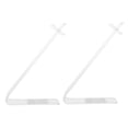 thumbnail image 3 of AURARMLET 2Set Clear Shoe Display Stand Acrylic Square Shoe Riser for Retail Shops and Centers, 3 of 8