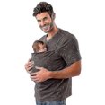 thumbnail image 1 of Baby Carrier Kangaroo Large Pocket Vest T-shirt Men Women Dad Mom Care Bonding ShirtsS, 1 of 5