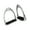 No paint, variant on 2Pcs Horse Riding Bend Horse Stirrups Profession Safety Horse Riding Stirrups for Horse Saddles Antiskid Horse Pedal