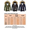 thumbnail image 2 of Woman Lady Winter Warm Coat Jacket Men Thicken Long Parka Jackets Plus Size Hooded Overcoat Fashion Trench Outerwear for Couple, 2 of 5