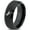 Black Bevel Tungsten, variant on Tungsten Tyrannosaurus Rex Band Ring 8mm Men Women Comfort Fit Black Beveled Edge Brushed Polished