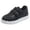 Black, variant on uikmnh Kids Leather Sneakers Double Strap Casual School Shoes for Boys and Girls Size:5-5.5 Years