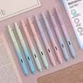 thumbnail image 2 of Writech Retractable Gel Ink Pens: 8ct Black Ink 0.5mm Fine Point Tip Pen Comfort Grip Smooth Writing with Aesthetic Gradient Color Barrel for Journaling Note Taking Sketching No Bleed & Smear, 2 of 4