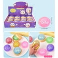 thumbnail image 3 of 12PC Dumpling Squishies Toys, Glitter Dumpling Squish, Colorful Dumplings Stress Balls Fidget Sensory Toys,Squeeze Ball Stress Relief Toys Crystal, 3 of 7
