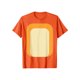 thumbnail image 1 of Fiudx Tops para Mujer Blusas de Manga Corta Cuello Redondo Estampado en Barbacoa, 1 of 3